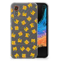 TPU bumper voor Samsung Galaxy Xcover 7 Katten Emojis