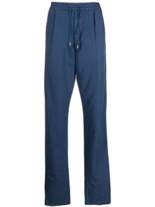 Caruso pantalon chino Paranea à lien de resserrage - Bleu