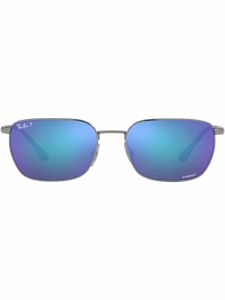 Ray-Ban lunettes de soleil RB3684CH à monture carrée - Gris