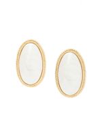 Givenchy Pre-Owned oval shape earrings - Or