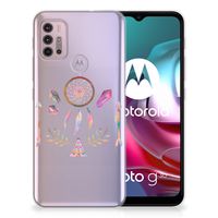 Motorola Moto G30 | G10 Telefoonhoesje met Naam Boho Dreamcatcher