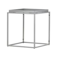 Nest living Ferre metalen bijzettafel donkergrijs - 45 x 45 cm