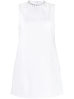 AREA crystal-embellished heart mini dress - Blanc