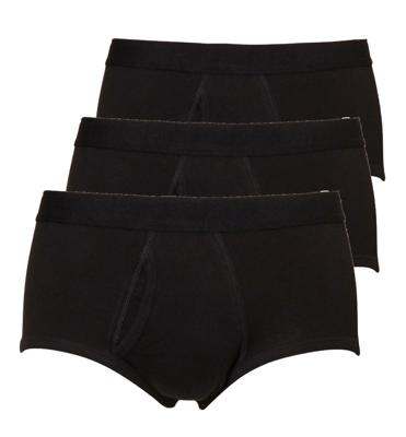 Ten Cate Basic slips met gulp 3-pack zwart