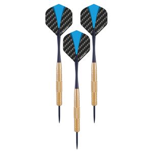 Longfield games Steeltip Dartpijl Set 22 gram Goud/Blauw 3 stuks