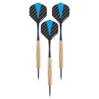 Longfield games Steeltip Dartpijl Set 22 gram Goud/Blauw 3 stuks