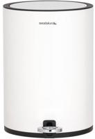 Sealskin Industrial Pedaalemmer, Roestvrij Staal, Glas, Wit, 27 x 25,2 x 18,5 Cm