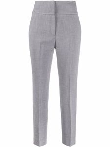 Peserico pantalon slim à taille haute - Gris