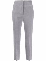 Peserico pantalon slim à taille haute - Gris - thumbnail