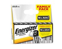 Energizer Batterijen AAA, alkaline power, 16 stuks