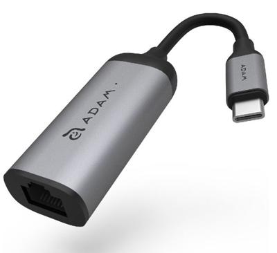 ADAM elements CASA e1 USB-C naar Ethernet grijs - AAPADE1GY ADAM elements CASA e1 USB-C naar Ethernet grijs - AAPADE1GY