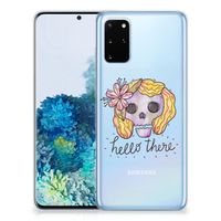 Silicone Back Case Samsung Galaxy S20 Plus Boho Skull