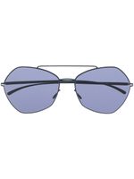 Mykita lunettes de soleil à monture ronde - Bleu - thumbnail