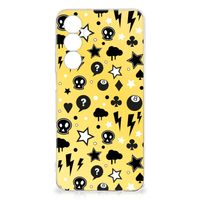 Silicone Back Case Samsung Galaxy A54 5G Punk Geel