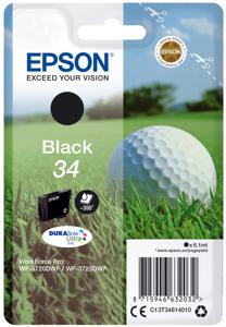 Epson Inktcartridge T3461, 34 Origineel Zwart C13T34614010