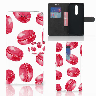 Nokia 3.1 Plus Book Cover Pink Macarons Nokia 3.1 Plus Book Cover Pink Macarons