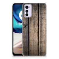 Motorola Moto G42 Bumper Hoesje Steigerhout - thumbnail