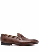 Bontoni mocassins en cuir - Marron