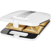 Clatronic ST3629 Sandwich toaster Wit, Zilver - thumbnail