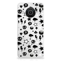 Silicone Back Case Nokia X10 | X20 Silver Punk