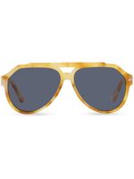 Dolce & Gabbana Eyewear lunettes de soleil Lusso Sartoriale - Jaune