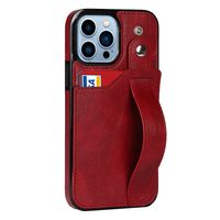 Samsung Galaxy A52S hoesje - Backcover - Pasjeshouder - Portemonnee - Handvat - Kunstleer - Rood