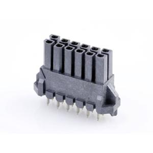 Molex 447691202 Male header, inbouw (standaard) Totaal aantal polen: 12 Inhoud: 1 stuk(s) Tray