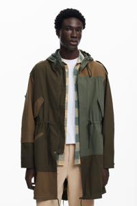 Multitone parka - GREEN - XXL