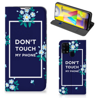 Samsung Galaxy M31 Design Case Flowers Blue DTMP