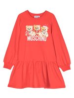 Moschino Kids robe à imprimé Teddy Bear - Rouge