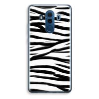 Zebra pattern: Huawei Mate 10 Pro Transparant Hoesje - thumbnail