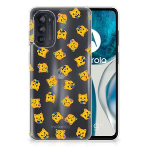 TPU bumper voor Motorola Moto G52/G82 Katten Emojis