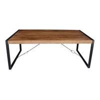 LivingFurn Salontafel 'Organic' Wit Marmer, 70 x 50cm