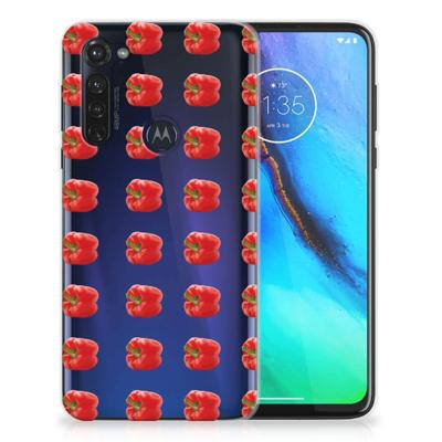 Motorola Moto G Stylus Siliconen Case Paprika Red Motorola Moto G Stylus Siliconen Case Paprika Red