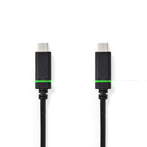 USB-Kabel | USB 3.2 Gen 1 | USB-C© Male | USB-C© Male | 4K@60Hz | 5 Gbps | Vernikkeld | 2.00 m |