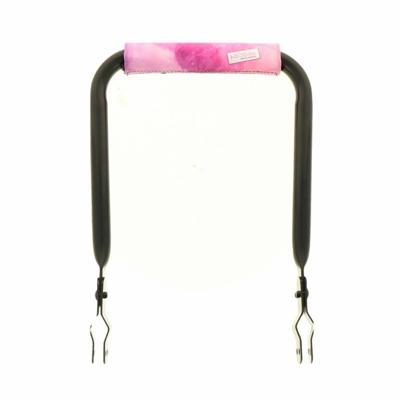 Rugsteun Rugleuning zwart met Watercolors rugkussentje