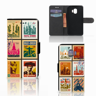 Samsung Galaxy J2 Pro 2018 Flip Cover Postzegels Samsung Galaxy J2 Pro 2018 Flip Cover Postzegels