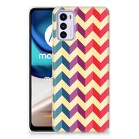 Motorola Moto G42 TPU bumper Zigzag Multi Color - thumbnail