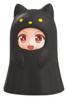 Nendoroid More Kigurumi Face Parts Case for Nendoroid Figures Ghost Cat Black 10 cm