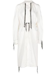 Henrik Vibskov manteau Delivery - Blanc