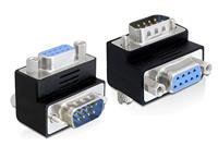 Delock Adapter Sub-D 9-pins stekker op bus, 90° gebogen, [65264]