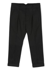 DSQUARED2 KIDS pantalon plissé à coupe droite - Noir