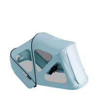 Bugaboo Donkey breezy zonnekap, nevelblauwe stof