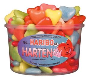 Haribo Haribo Silo Schuimharten 150 Stuks 1050 Gram