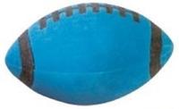 Brunnen gum Football 2,5 cm rubber blauw