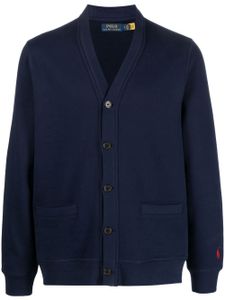 Polo Ralph Lauren cardigan à logo brodé - Bleu