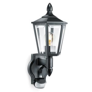 Steinel L 15 S 617813 Buitenlamp met bewegingsmelder (wand) Spaarlamp, LED E27 60 W Zwart