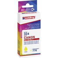 Edding Inktcartridge vervangt Canon CLI-551XL Compatibel Geel EDD-324 18-324-01