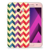 Samsung Galaxy A3 2017 TPU bumper Zigzag Multi Color - thumbnail