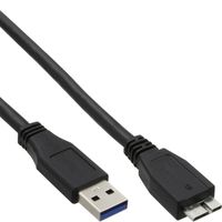 InLine 35405 USB-kabel 0,5 m USB 3.2 Gen 1 (3.1 Gen 1) USB A Micro-USB B Zwart - thumbnail